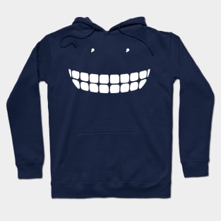 Floating Smile - in white Hoodie